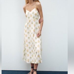 ZARA LINEN BLEND DRESS 💘